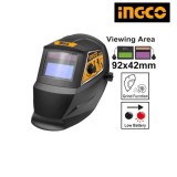 Cumpara ieftin Masca Sudura Automata cu Reglaj 92x42mm, 2 senzori arc, DIN4, protectie uv/ir DN16 Ingco AHM008