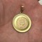 PANDANTIV AUR 14K + Moneda aur 22K - Elisabeth II - Aurum Semper - Vintage - 14g