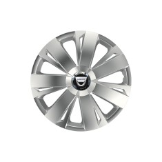 Set 4 capace roti Cu Inel Cromat Energy R15 pentru gama auto Dacia