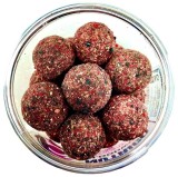 Boilies cu Miez Lichid LK BAITS Nutrigo, Bloodworm, 20-25mm, 250ml, 12buc/pac
