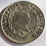 Austria 20 kreuzer 1815 A / Viena argint Francisc l