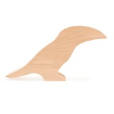 Lemn din tei pentru modelat Tucan BeaverCraft Bird Toucan, 190 mm