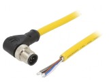 Cablu de Conectare M12 5 PIN Unghi 5m PVC