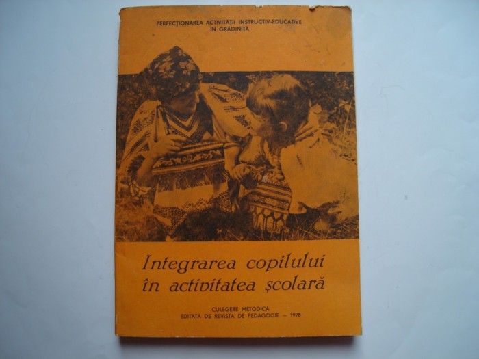 Integrarea copilului in activitatea scolara - activitati din gradinita