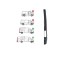 Stalp spate FORD TRANSIT (V184/5), 05.2000-04.2006; TRANSIT/TOURNEO (V347/8), 05.2006-04.2013, partea dreapta, metal galvanizat; versiune cu acoperis