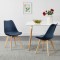 Scaune design Tori set 2 buc 81 x 49 x 57cm albastru [en.casa] HausGarden Leisure