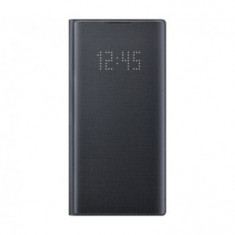 HUSA FLIP BOOK SAMSUNG N970 GALAXY NOTE 10, FLIP CARTE LED VIEW COVER, NEGRU, BLISTER EF-NN970PBEGWW ORIGINAL