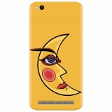 Husa silicon pentru Xiaomi Redmi 4A, Yellow Moon