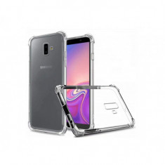 Husa silicon transparenta antisoc compatibila cu Samsung Galaxy J6 Plus 2018