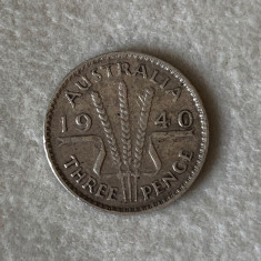 3 Pence 1940 Australia - Argint