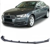 Spoiler frontal lip bumper negru lucios cu ABE, potrivit pentru Audi A4 B9 8W 15-19 Performance AutoTuning
