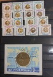 Romania 1964 - Colita si serii medalii olimpice MNH