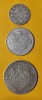 SV * Romania LOT 50 BANI - 1 LEU - 2 LEI 1894 * Argint * Regele Carol I