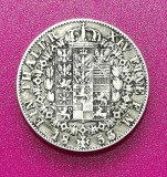 SV * Prussia (Germania) EIN THALER / 1 TALER 1853 A * Regele Wilhelm IV * VF +