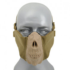 Masca Half Face Skull CS Tan