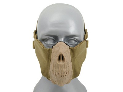 Masca Half Face Skull CS Tan foto