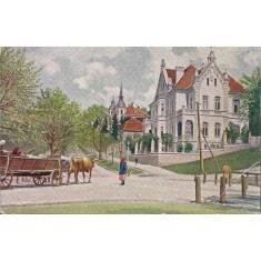 Carte postala circulata in 27 februarie1921