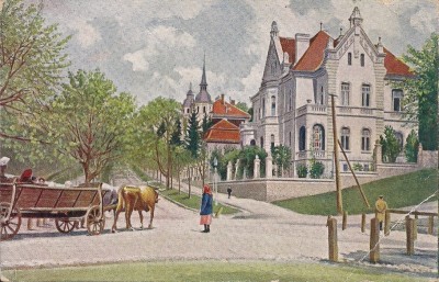 Carte postala circulata in 27 februarie1921 foto