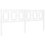 Cumpara ieftin Tablie de pat de schimb metalica, alb, 180 cm