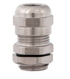 Presetupa metrica M12 din metal alama nichelata diametru 3-6.5mm IP68