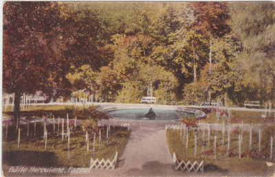 CP Herculane Parcul ND(1925) foto