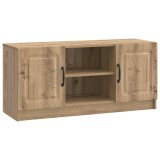 vidaXL Cabinet TV Stejar Artizanal 102 x 34,5 x 47 cm Lemn prelucrat 895854