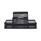Suport Birou ECADA, 4 Compartimente, Plasa Metalica, Negru, Suport pentru Accesorii din Plasa Metalica, Accesorii Birou, Suport Accesorii de Scris, Or