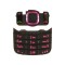 Set tastatură Nokia 6600 Slide Magneta Latină Negru-Roz