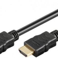 Cablu HDMI2.0 5m cu ethernet 4K Ultra HD 2160p 60Hz OFC 19p tata - HDMI 19p tata aurit Well