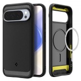 Husa MagSafe pentru Google Pixel 10 Pro XL, Spigen, Rugged Armor, Neagra Mata