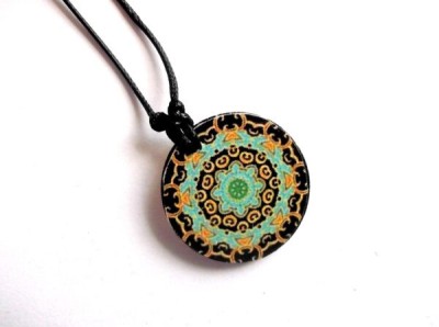 colier lemn mandala 38867 foto