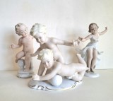 Trei bibelouri Wallendorf &amp; Schaubach Kunst - Atentie: necesita restaurare!
