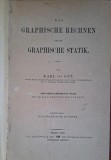 Der Graphische rechnen und die Graphische statik - Karl von Ott (Calcul grafic si statica grafica)
