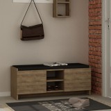 Cumpara ieftin Dulap de pantofi cu banca Zulla Stejar 110x43x37 cm