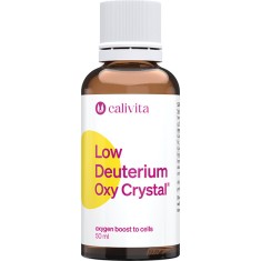 Supliment pentru Oxigenare Celulara si Imunitate, Low Deuterium Oxy Crystal (50 ml) - Calivita