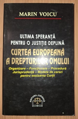Marin Voicu - Ultima speranță pentru o justiție deplină: Curtea Europeană a Drepturilor Omului foto