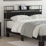 vidaXL Tăblie de depozitare Stejar negru 150 cm Lemn compozit