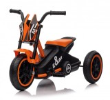 Cumpara ieftin Tricicleta cu pedale, pentru copii 2-4 ani, Kinderauto G301, culoare portocalie
