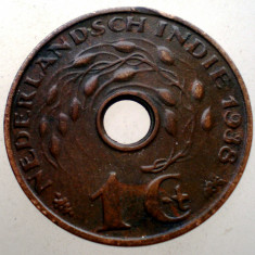 1.938 INDIILE OLANDEZE NETHERLANDS EAST INDIES 1 CENT 1938