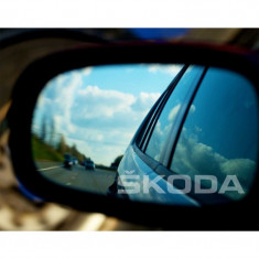 Stickere oglinda Etched Glass - Skoda foto