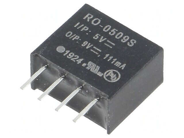 Convertor DC/DC 1W 5V la 9V 111mA SIP4