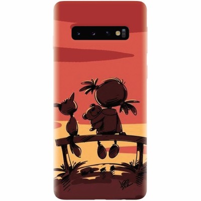 Husa silicon personalizata pentru Samsung Galaxy S10 Plus, Lovely Sunsets foto