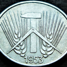 Moneda istorica 1 PFENNIG - GERMANIA / RD GERMANA, anul 1953 *cod 2308 = A.UNC