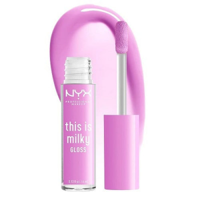 Luciu Buze, NYX, This Is Milky Gloss, 03 Lilac Splash, 4 ml foto