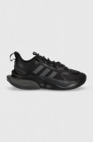 Adidas sneakers pentru alergat AlphaBounce + culoarea negru HP6149