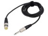 Cablu Audio Jack 6.3mm la XLR Feminin 3m Negru