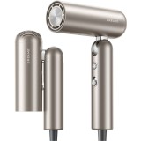 Uscator de par si ondulator DREAME Pocket Pro, 1300W, design pliabil, uscare par scurt in 40 sec, 300 milioane ioni negativi/cm&sup3;, 60 dB, motor de 110.