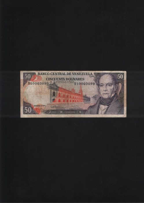 Venezuela 50 bolivari bolivares 1992 seria10003099