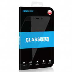 Folie Protectie Ecran Mocolo pentru Samsung Galaxy A02s A025F, Sticla securizata, Full Face, 0.3mm, 9H, 2.5D, Neagra