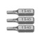Set 3 biti 1/4 h3 x 25mm Sthor 65501